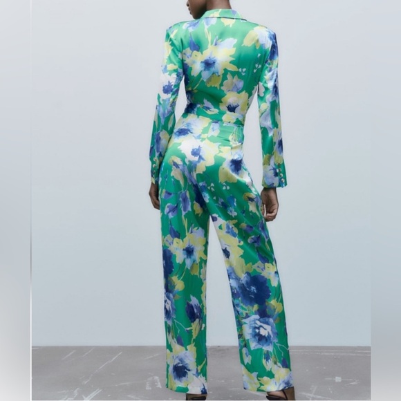 ZARA FLORAL ROMPER - R2503 - Picture 10 of 13